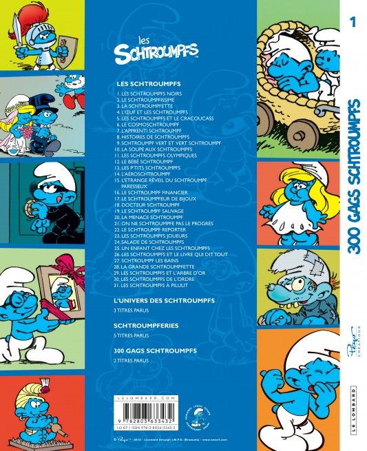 300 gags Schtroumpfs – Tome 1 - 4eme