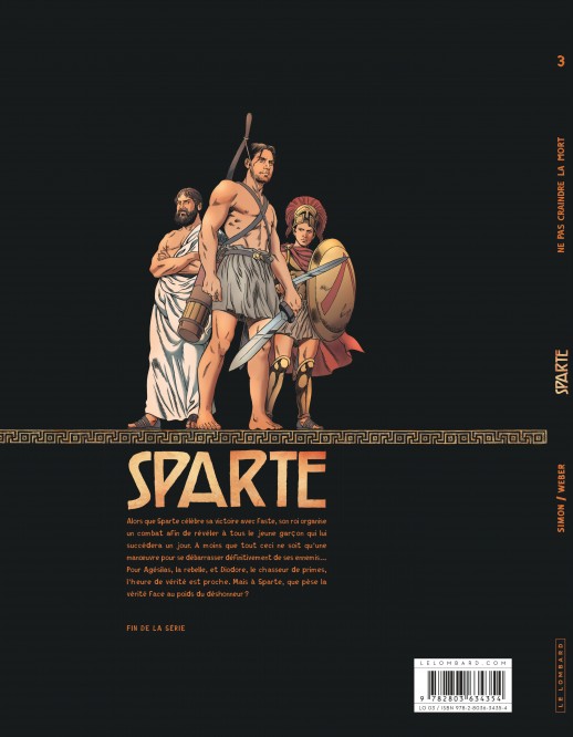 Sparte – Tome 3 – Ne pas craindre la mort - 4eme