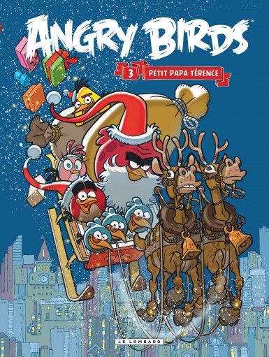 Couverture : Angry birds, tome 3 : Petit papa Térence