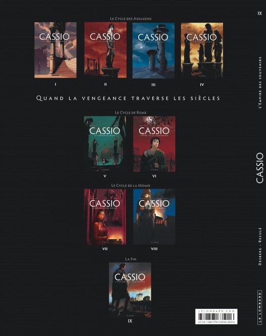 Cassio – Tome 9 – L'Empire des souvenirs - 4eme