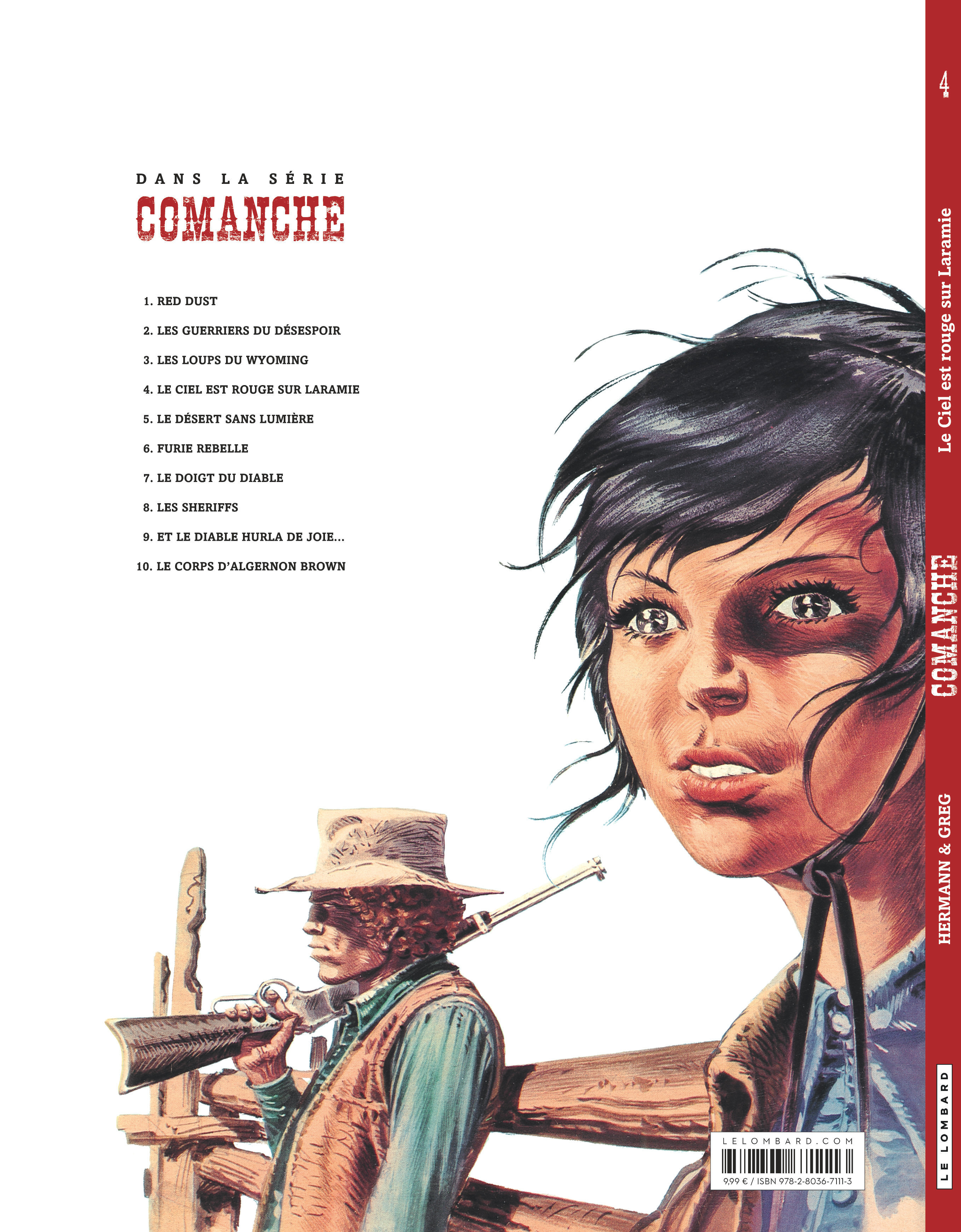 Comanche – Tome 4 – Le Ciel est rouge sur Laramie - 4eme