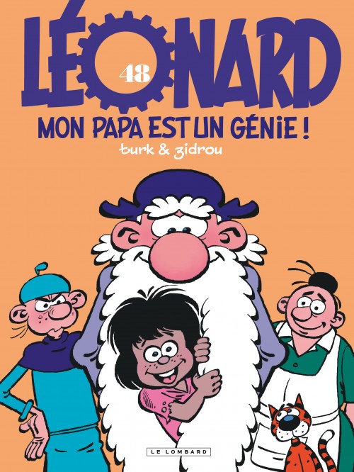 Léonard – Tome 48 – Mon papa est un génie - couv