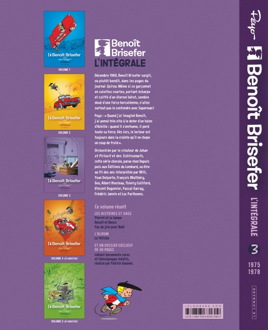 Intégrale Benoît Brisefer – Tome 3 - 4eme