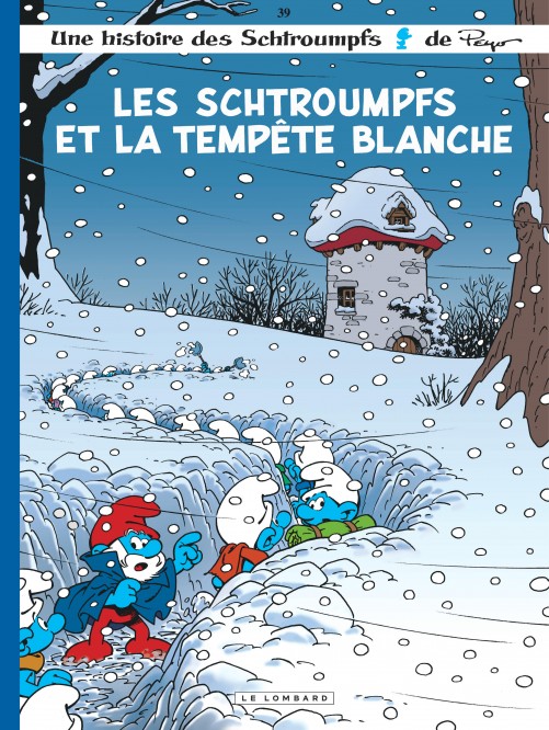 Les Schtroumpfs Lombard – Tome 39 – Les Schtroumpfs et la tempête blanche - couv