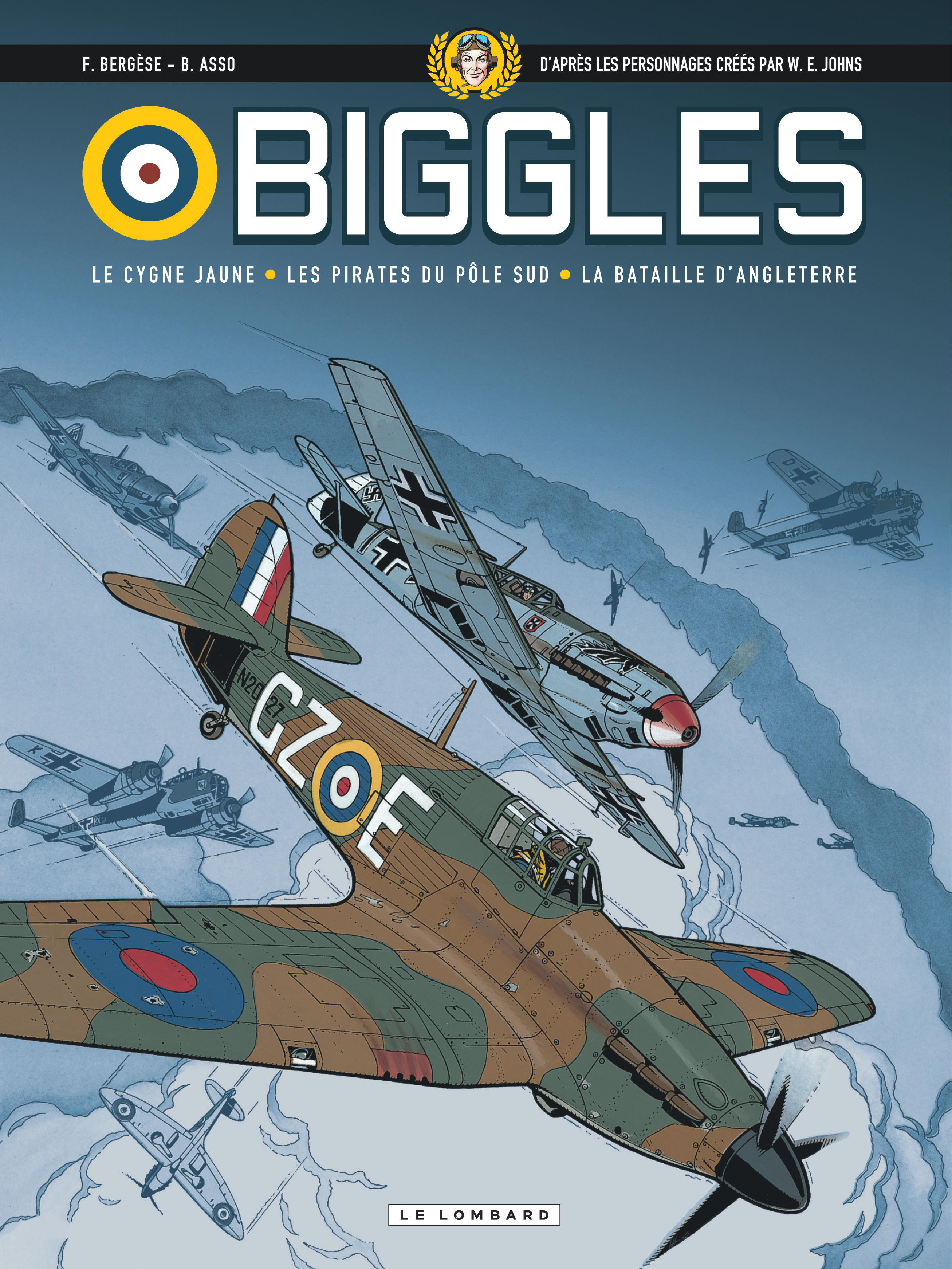 Biggles - Intégrales – Tome 1 – Biggles - Intégrale T1 - couv
