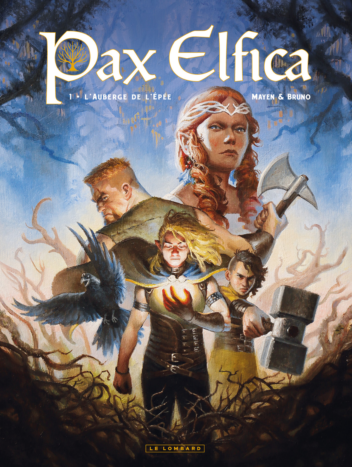 Pax Elfica – Tome 1 – L'auberge de l'épée - couv