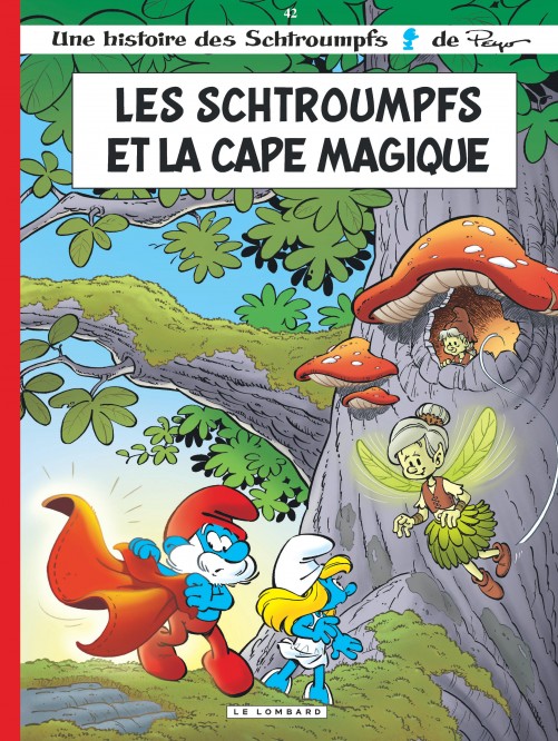 Les Schtroumpfs Lombard – Tome 42 – Les Schtroumpfs et la cape magique - couv