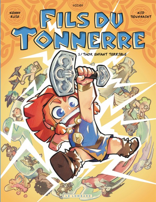 Fils du tonnerre – Tome 1 – Thor, enfant terrible - couv