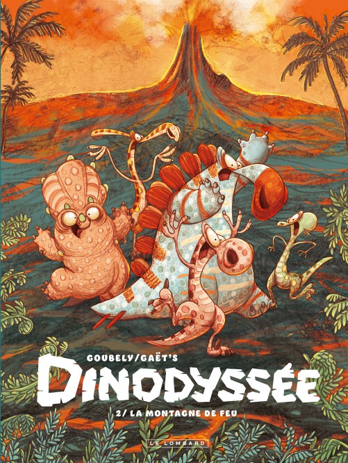 Dinodyssée – Tome 2 – La montagne de feu - couv