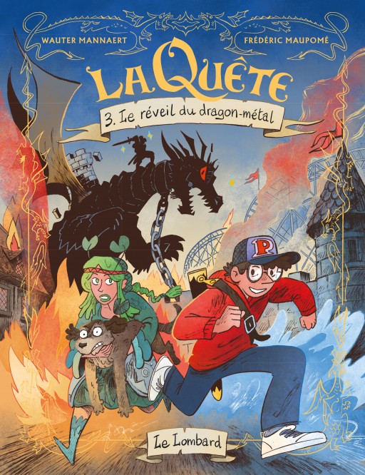 La Quête – Tome 3 – Le réveil du dragon-métal - couv