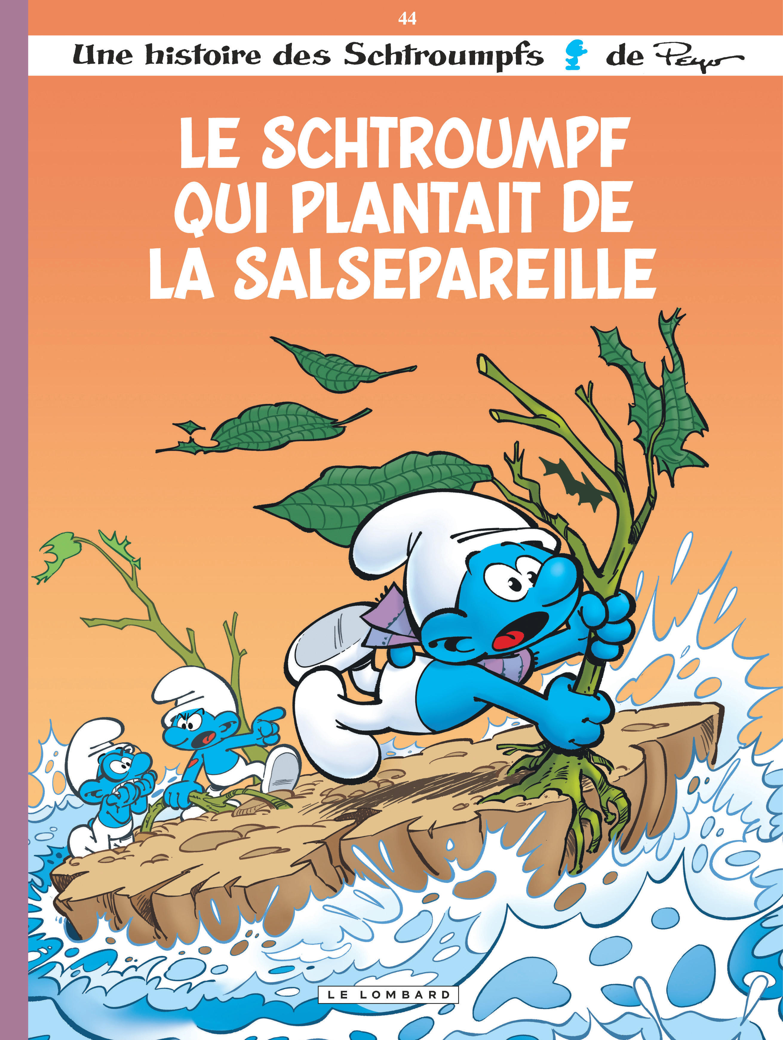 Le Schtroumpf qui plantait de la salsepareille - couv