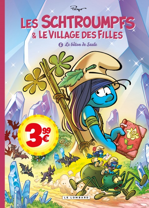 Les Schtroumpfs et le village des filles – Tome 5 – Le bâton de Saule – Edition spéciale - couv
