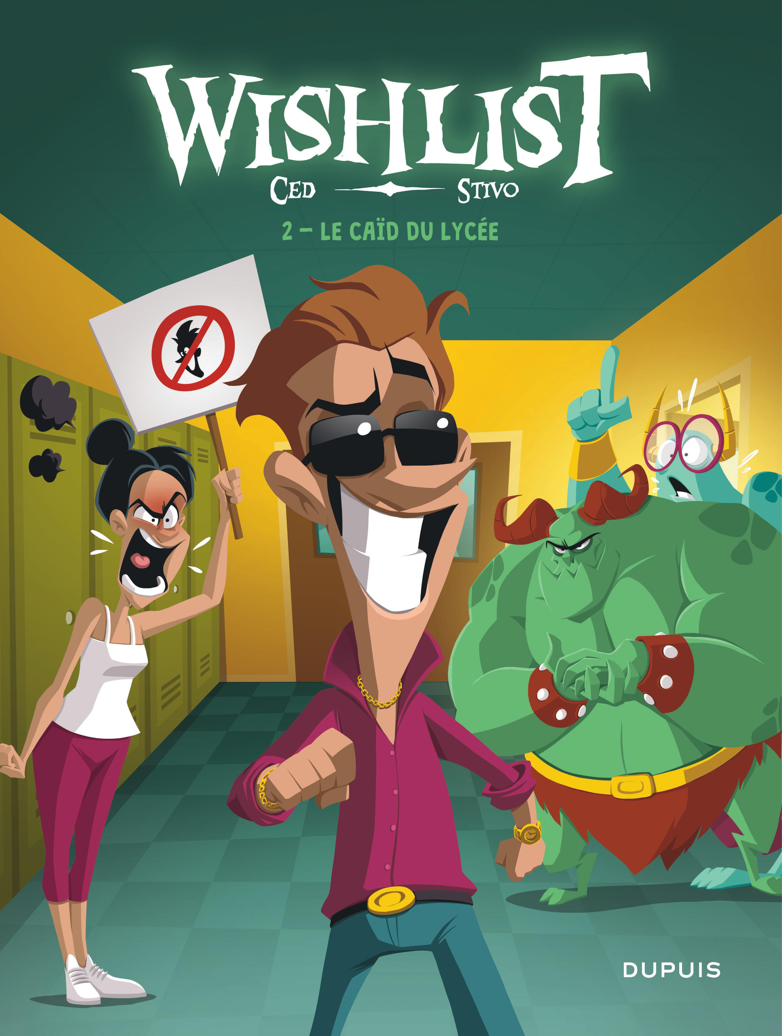 Wishlist – Tome 2 – Le caïd du lycée - couv