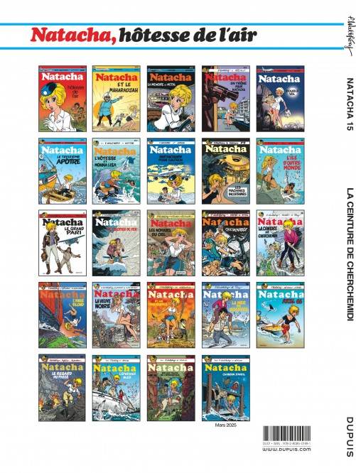 Natacha – Tome 15 – La ceinture de cherchemidi - 4eme