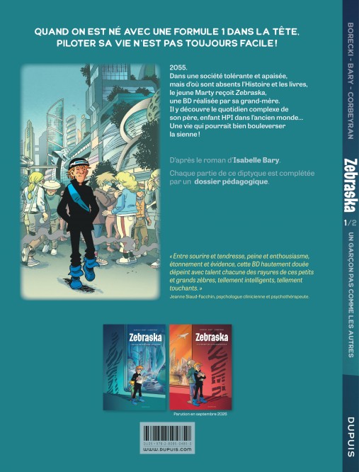 Zebraska – Tome 1 – Un garçon pas comme les autres T1/2 - 4eme