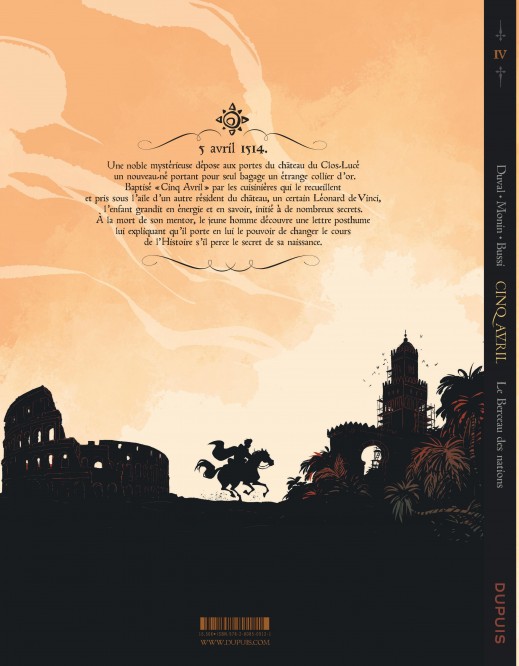 Cinq Avril – Tome 4 – Le berceau des nations - 4eme