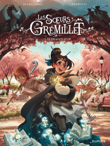 Couverture : Les soeurs Grémillet, tome 7 : Le dragon d'or