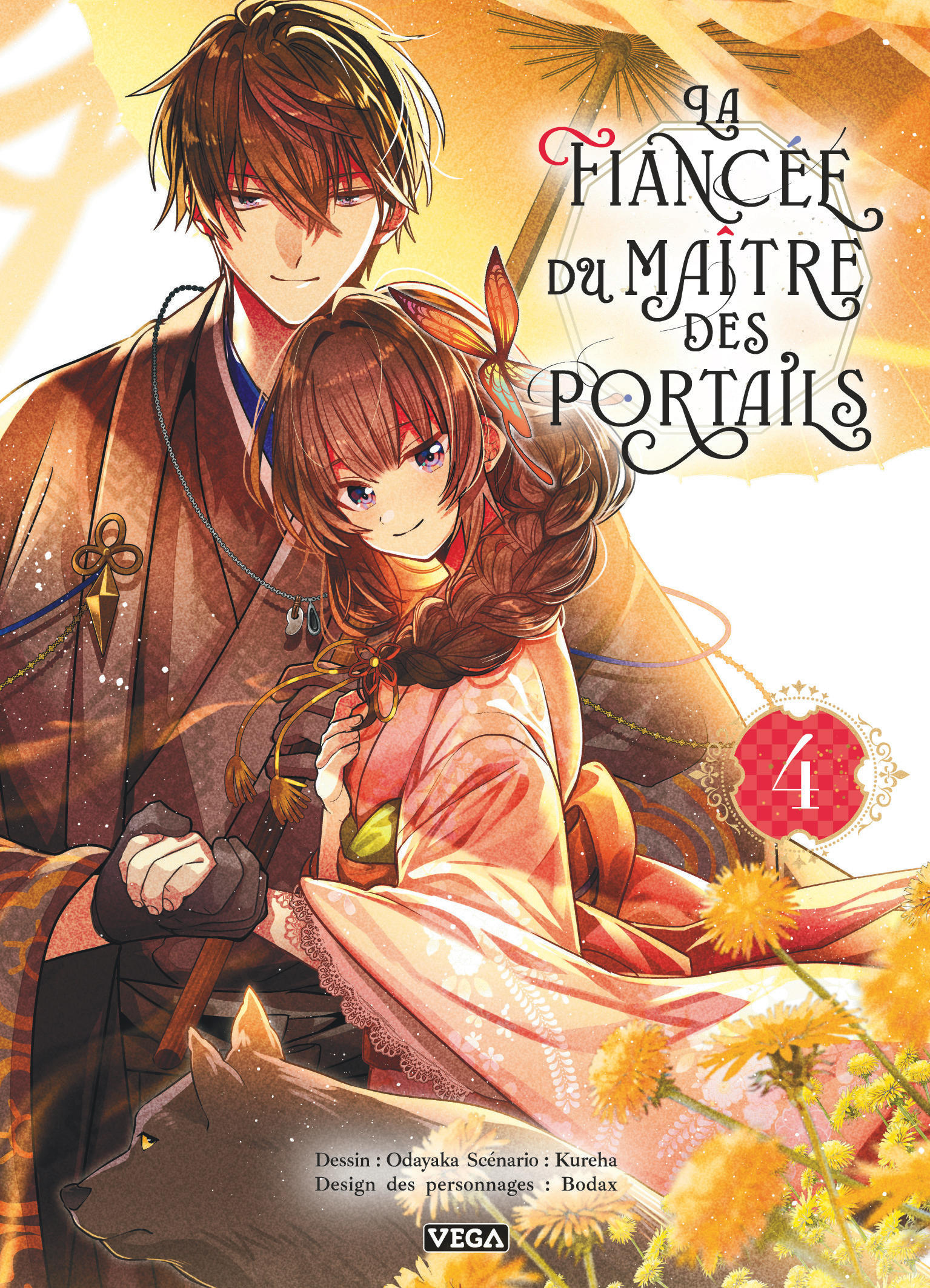La fiancée du maître des portails, tome 4 - couv