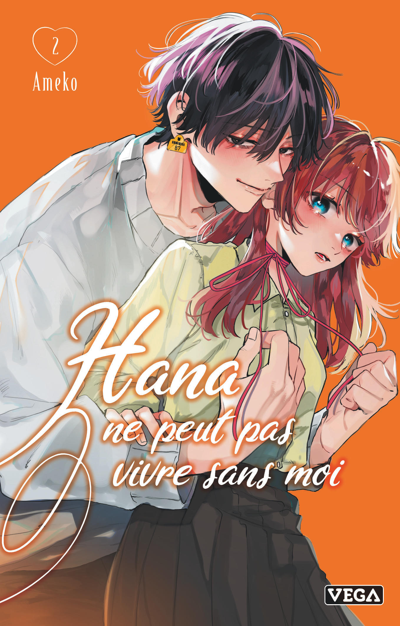 Hana ne peut pas vivre sans moi, tome 2 - couv
