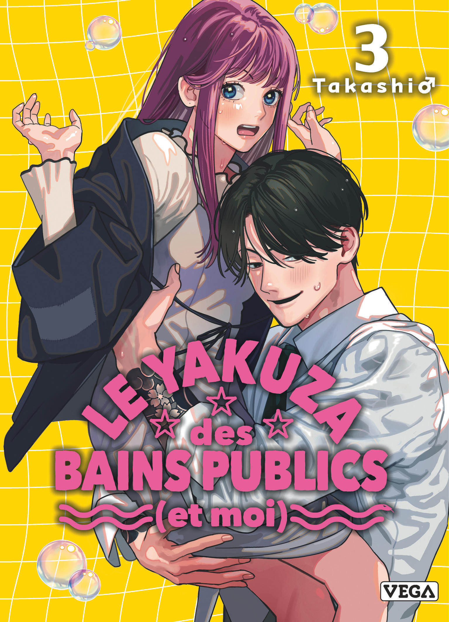 Le Yakuza des bains publics (et moi), tome 3 - couv