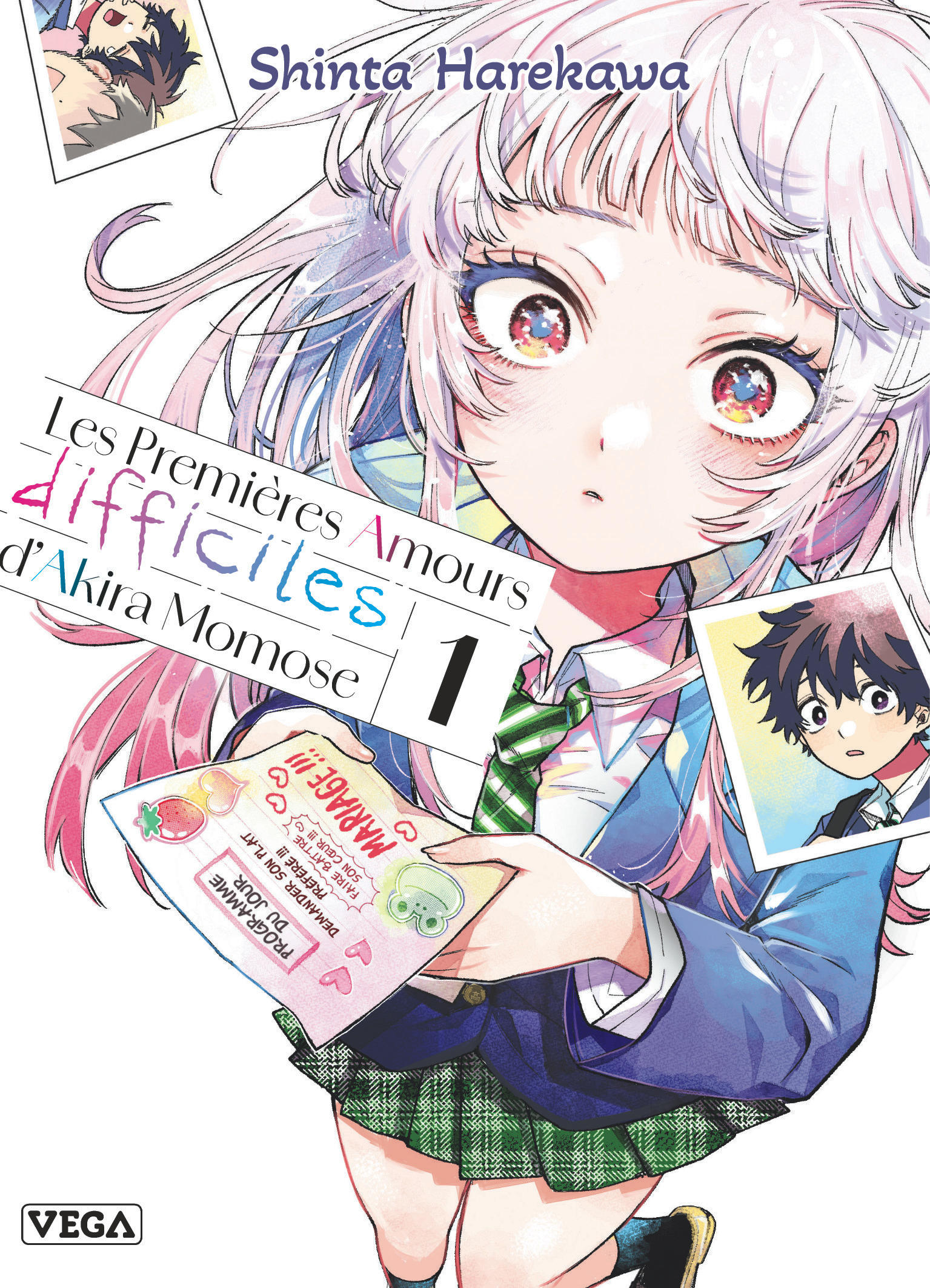 Les Premières amours difficiles d'Akira Momose, tome 1 - couv
