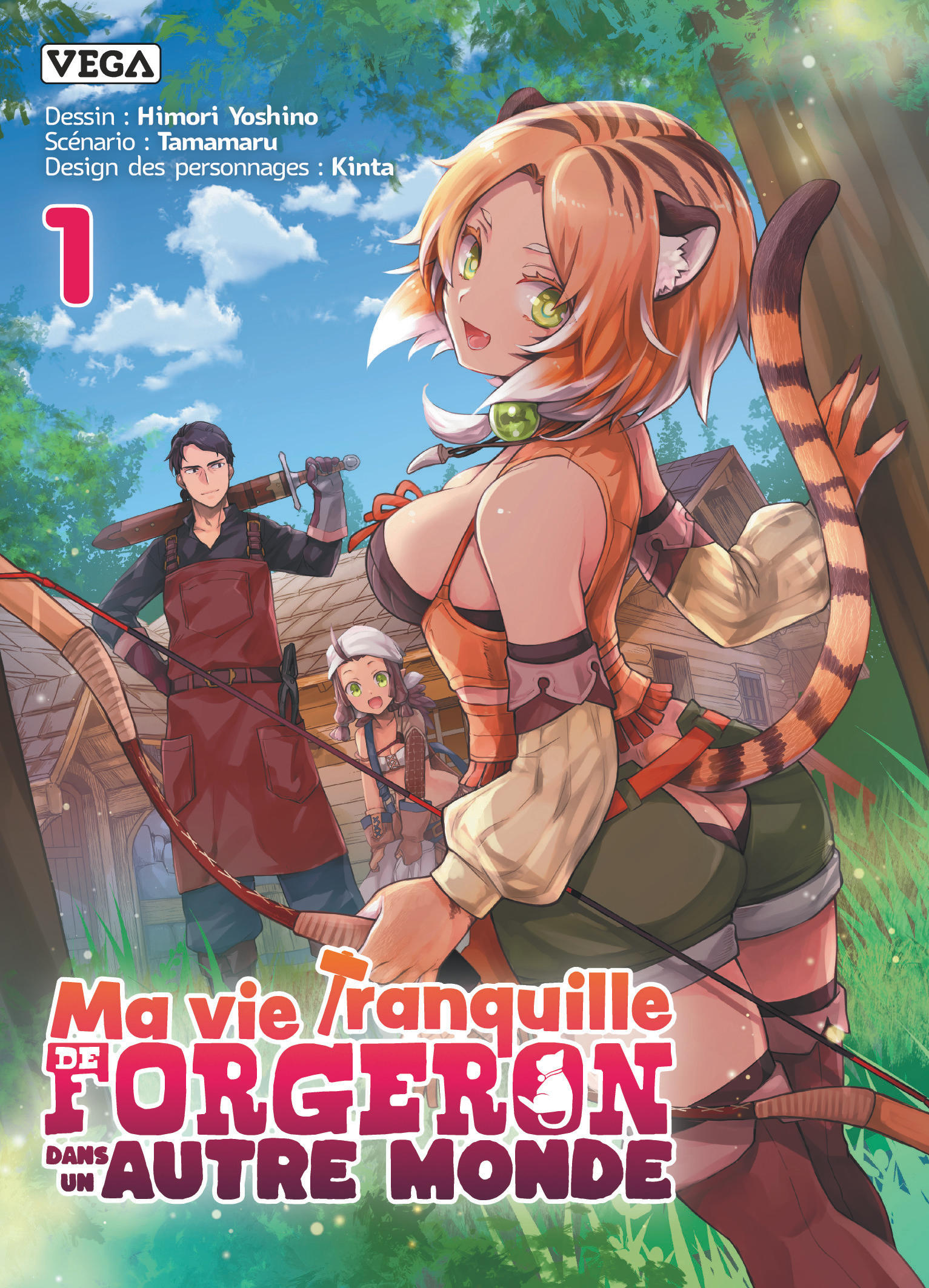 Ma vie Tranquille de forgeron dans un autre monde, tome 1 - couv