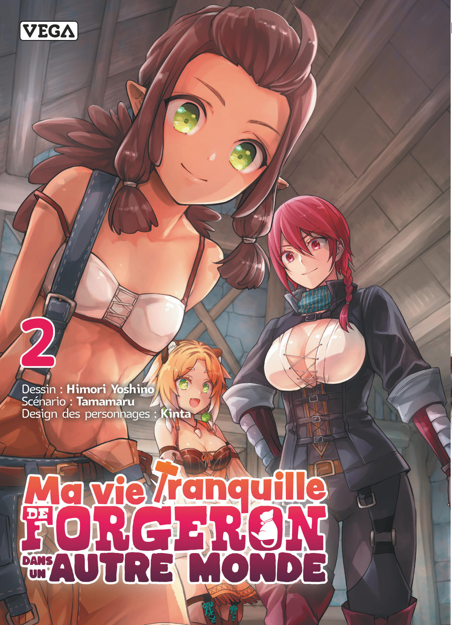 Ma vie Tranquille de forgeron dans un autre monde, tome 2 - couv