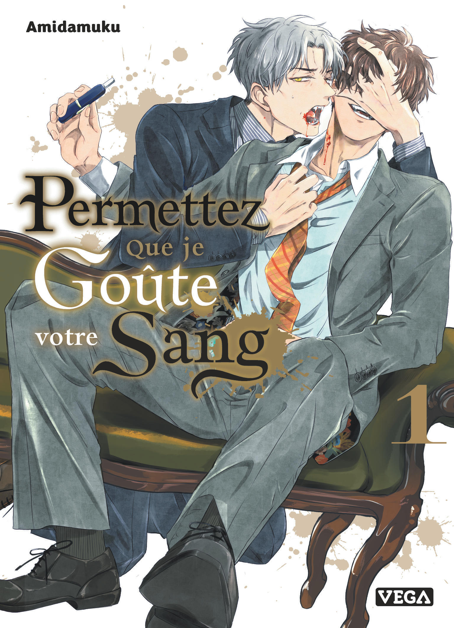Permettez que je goûte votre sang, tome 1 - couv