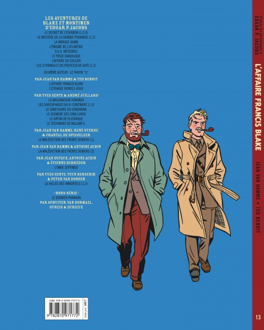 Blake & Mortimer – Tome 13 – L'Affaire Francis Blake - 4eme