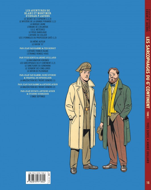 Blake & Mortimer – Tome 16 – Les Sarcophages du 6e continent - Tome 1 - 4eme