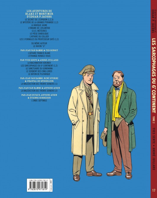 Blake & Mortimer – Tome 17 – Les Sarcophages du 6e continent - Tome 2 - 4eme