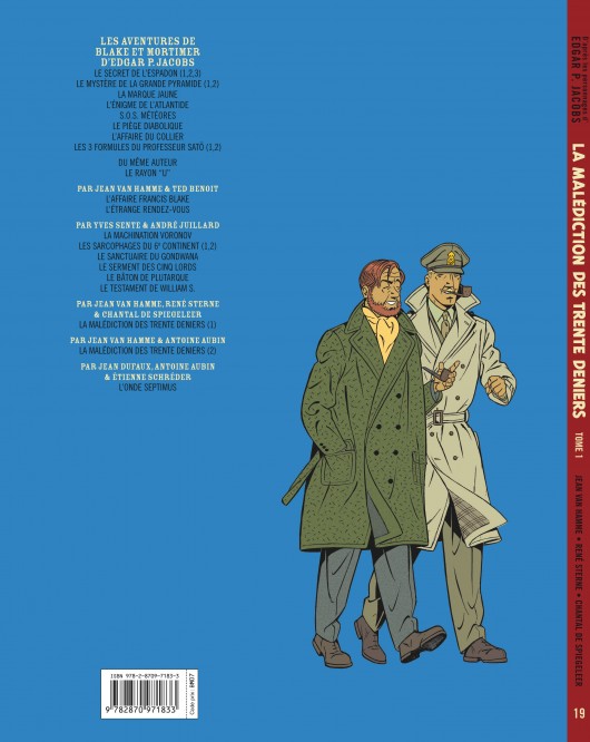 Blake & Mortimer – Tome 19 – La Malédiction des Trente Deniers - Tome 1 - 4eme