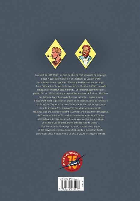 Blake & Mortimer – Tome 2 – Le Secret de l'Espadon - Tome 2 – Edition spéciale - 4eme