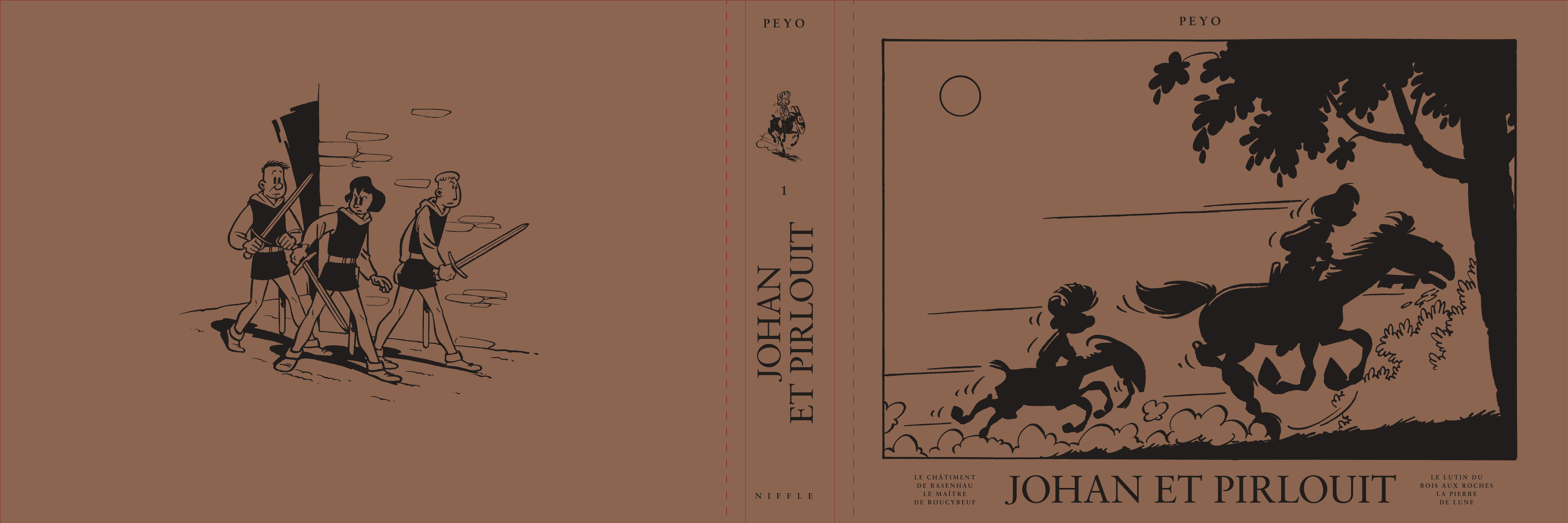 Johan et Pirlouit – Tome 1: Livres BD par Peyo chez Niffle