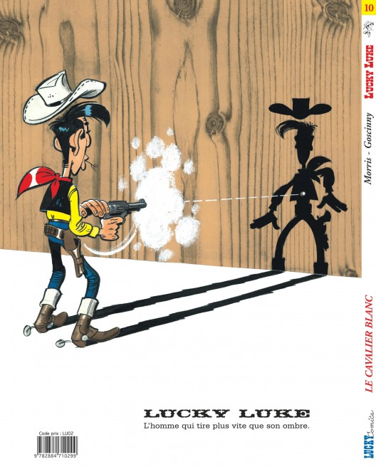 Lucky Luke – Tome 10 – Le Cavalier blanc - 4eme