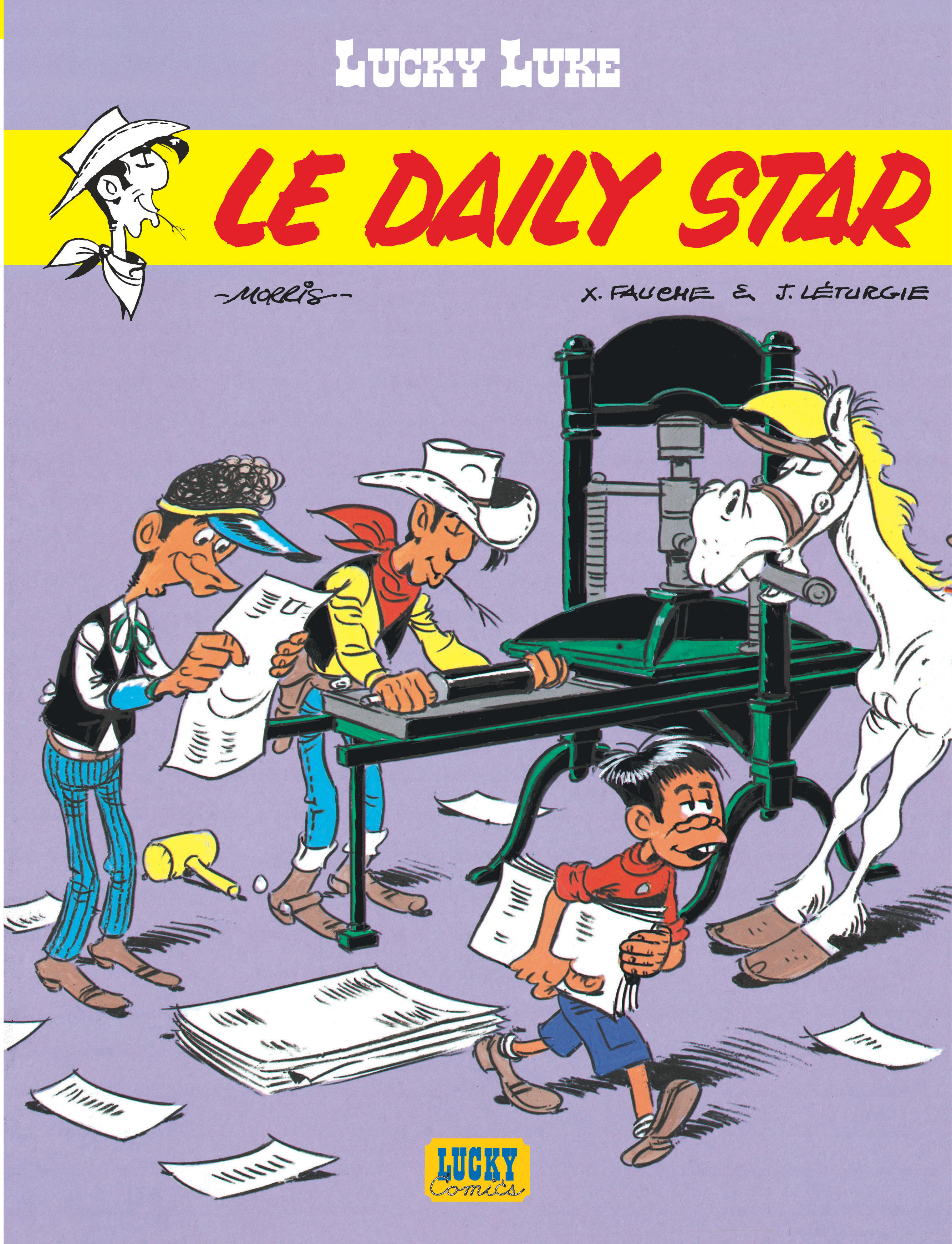 Lucky Luke – Tome 23 – Le Daily Star - couv