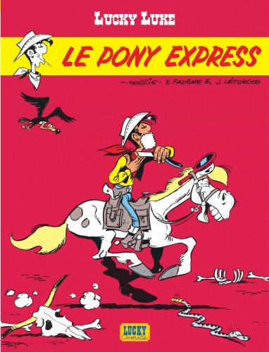 Lucky Luke – Tome 28 – Le Pony Express - couv