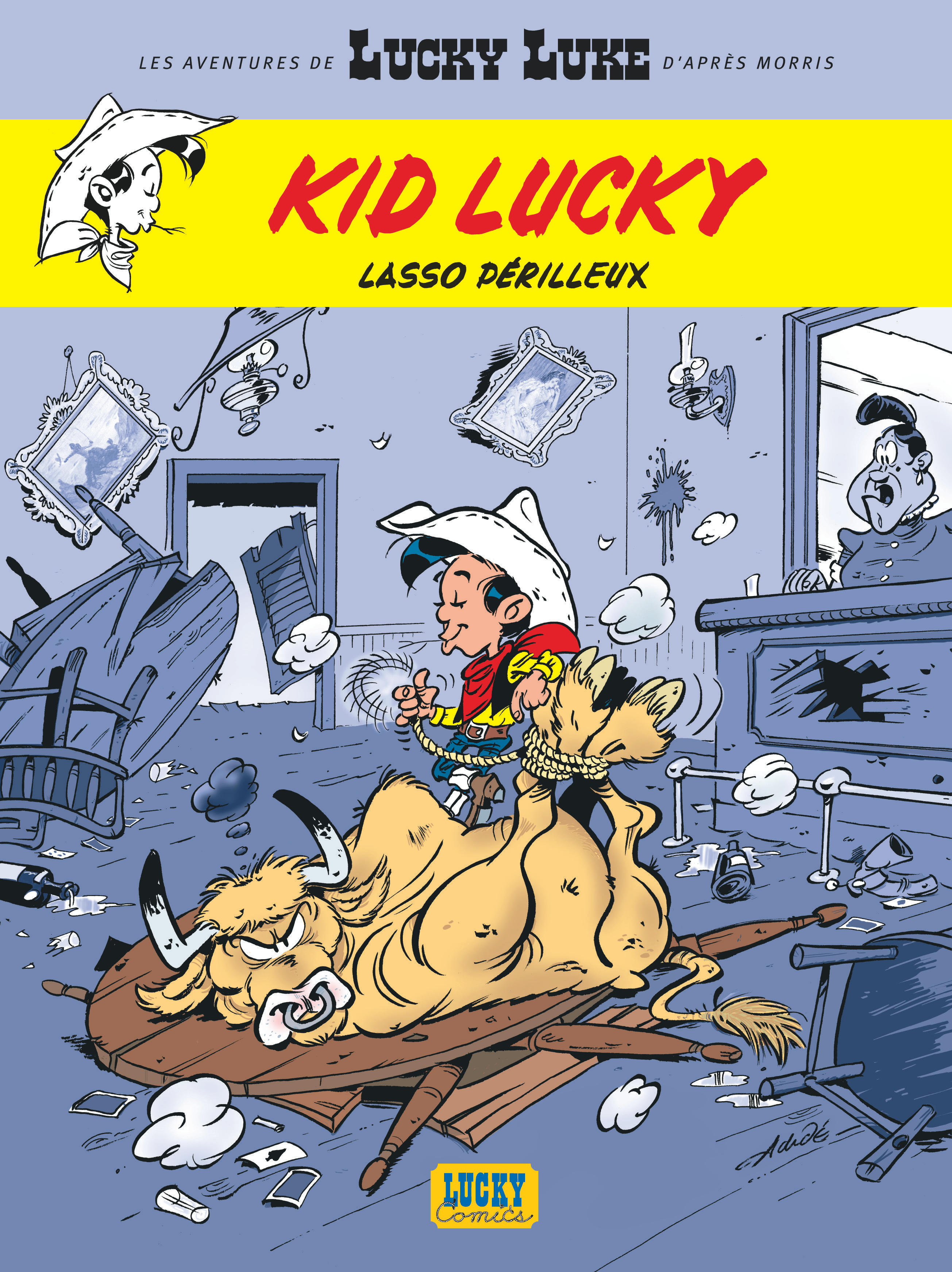 Les Aventures de Kid Lucky d'après Morris – Tome 2 – Lasso périlleux - couv
