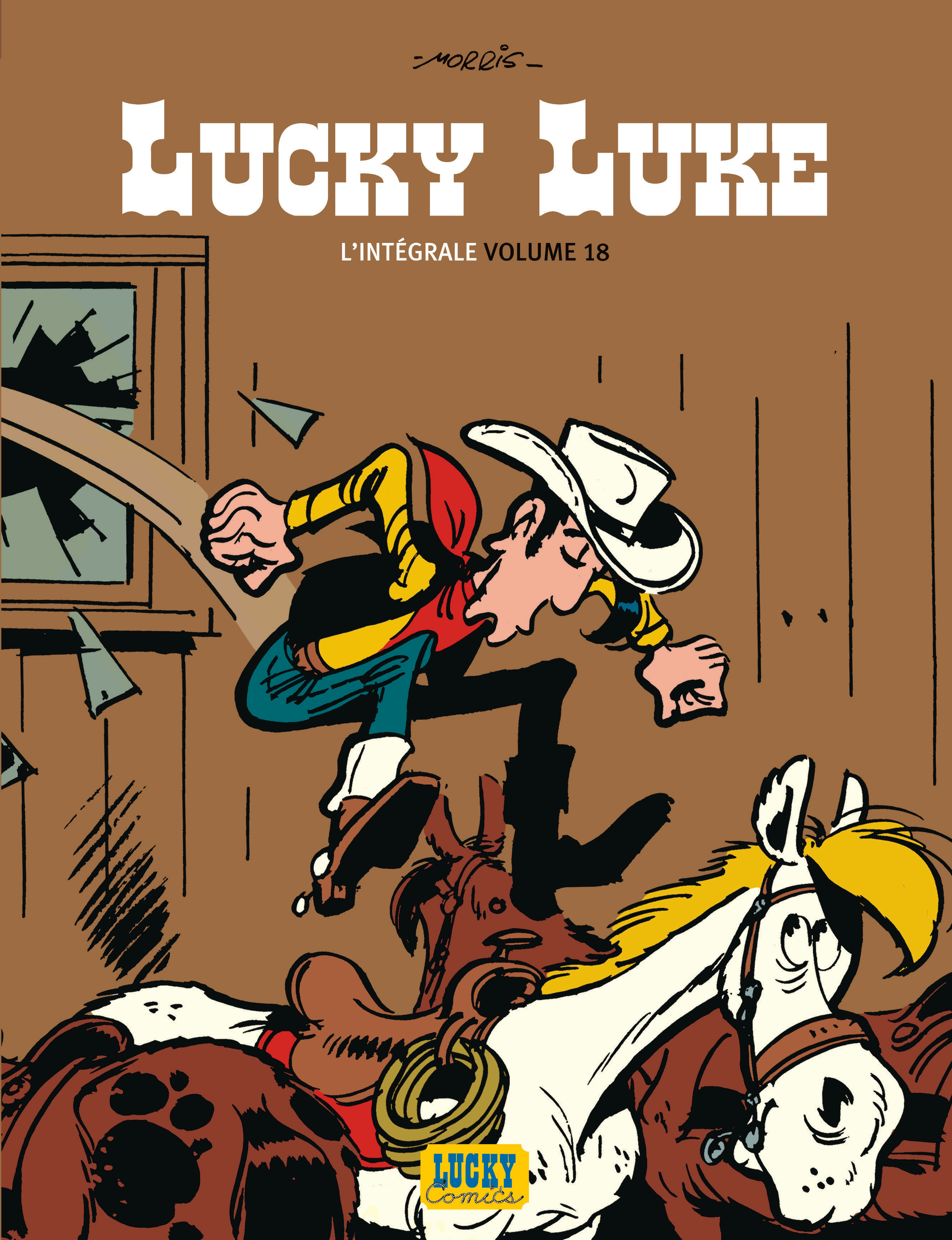 Lucky Luke Intégrale - tome 18 - couv