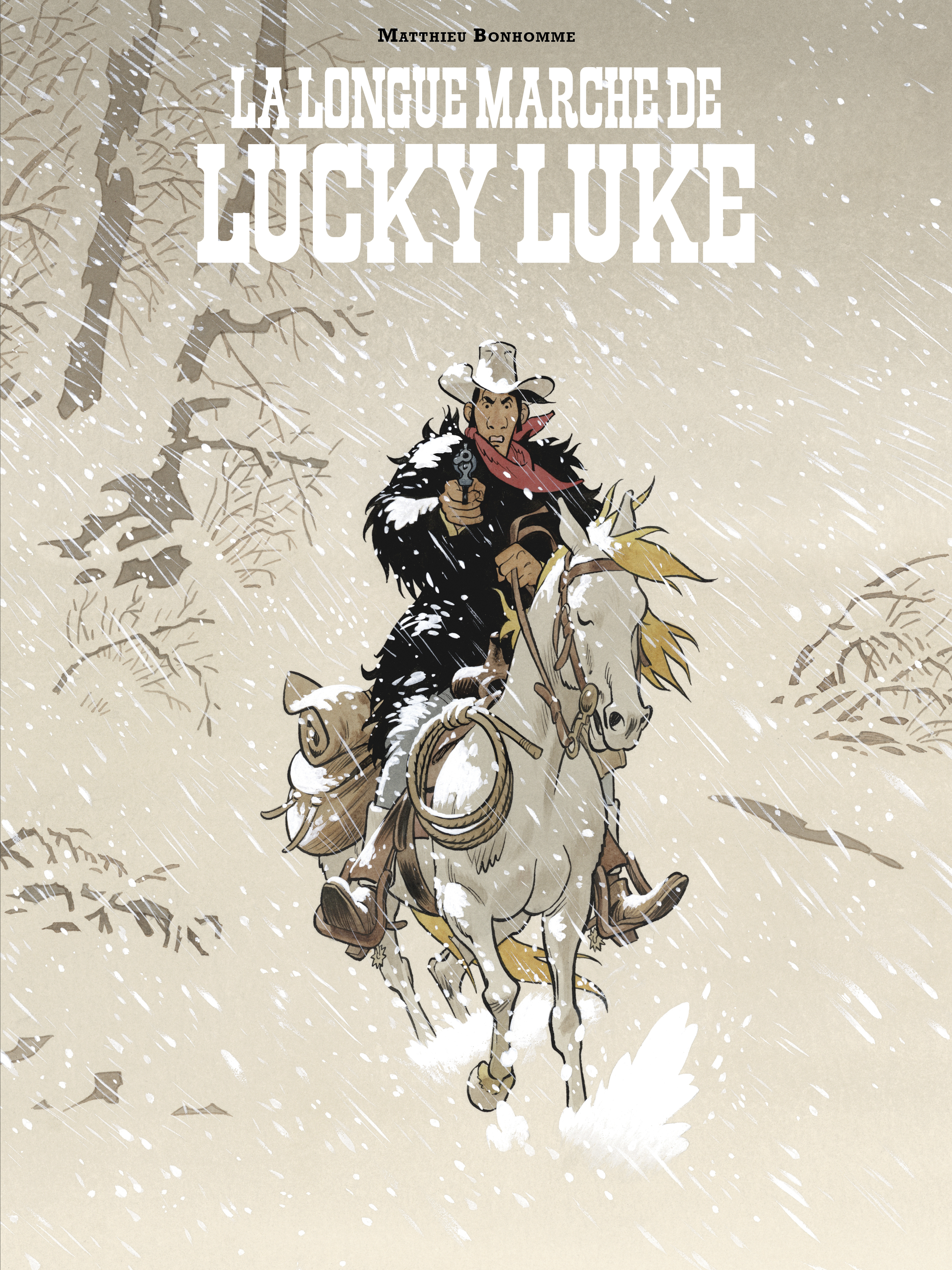 La longue marche de Lucky Luke - couv