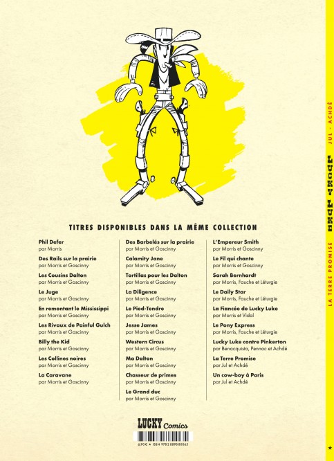 Les Aventures de Lucky Luke d'après Morris – Tome 7 – La Terre promise – Edition spéciale - 4eme