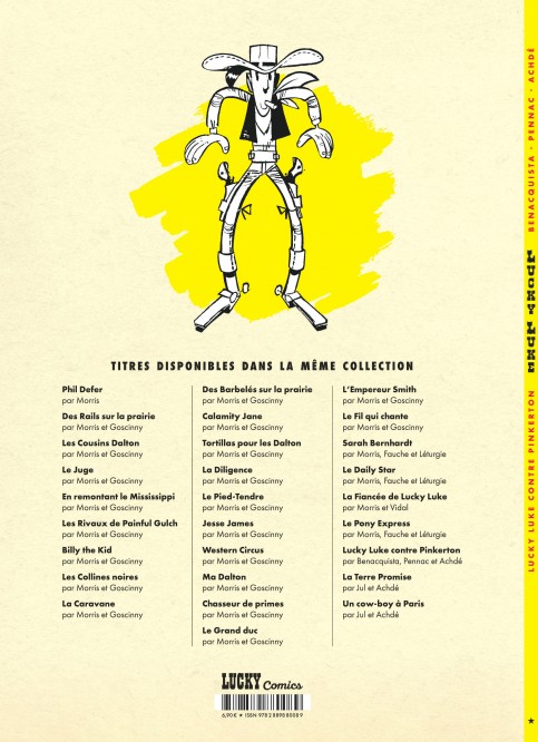 Les Aventures de Lucky Luke d'après Morris – Tome 4 – Lucky Luke contre Pinkerton – Edition spéciale - 4eme