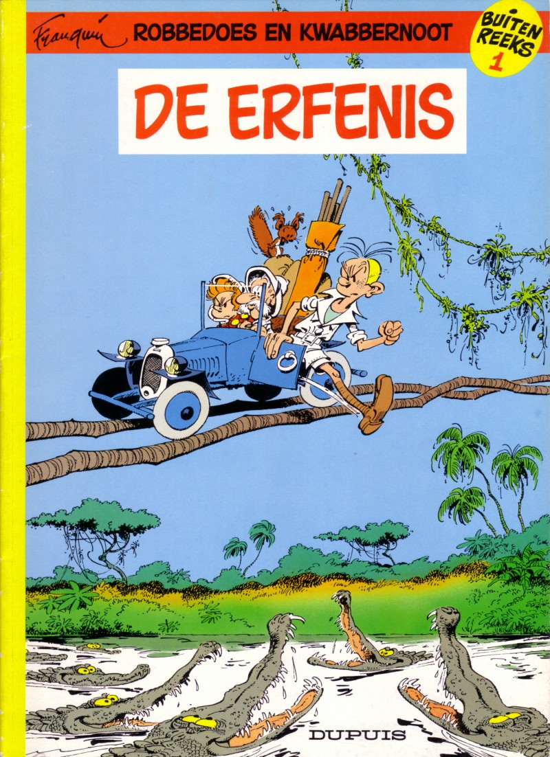 De erfenis, tome 1 van de stripreeks Robbedoes special Luxe, de Franquin DUPUIS, uitgever van De erfenis, tome 1 van de stripreeks Robbedoes special Luxe, de Franquin DUPUIS, uitgever van