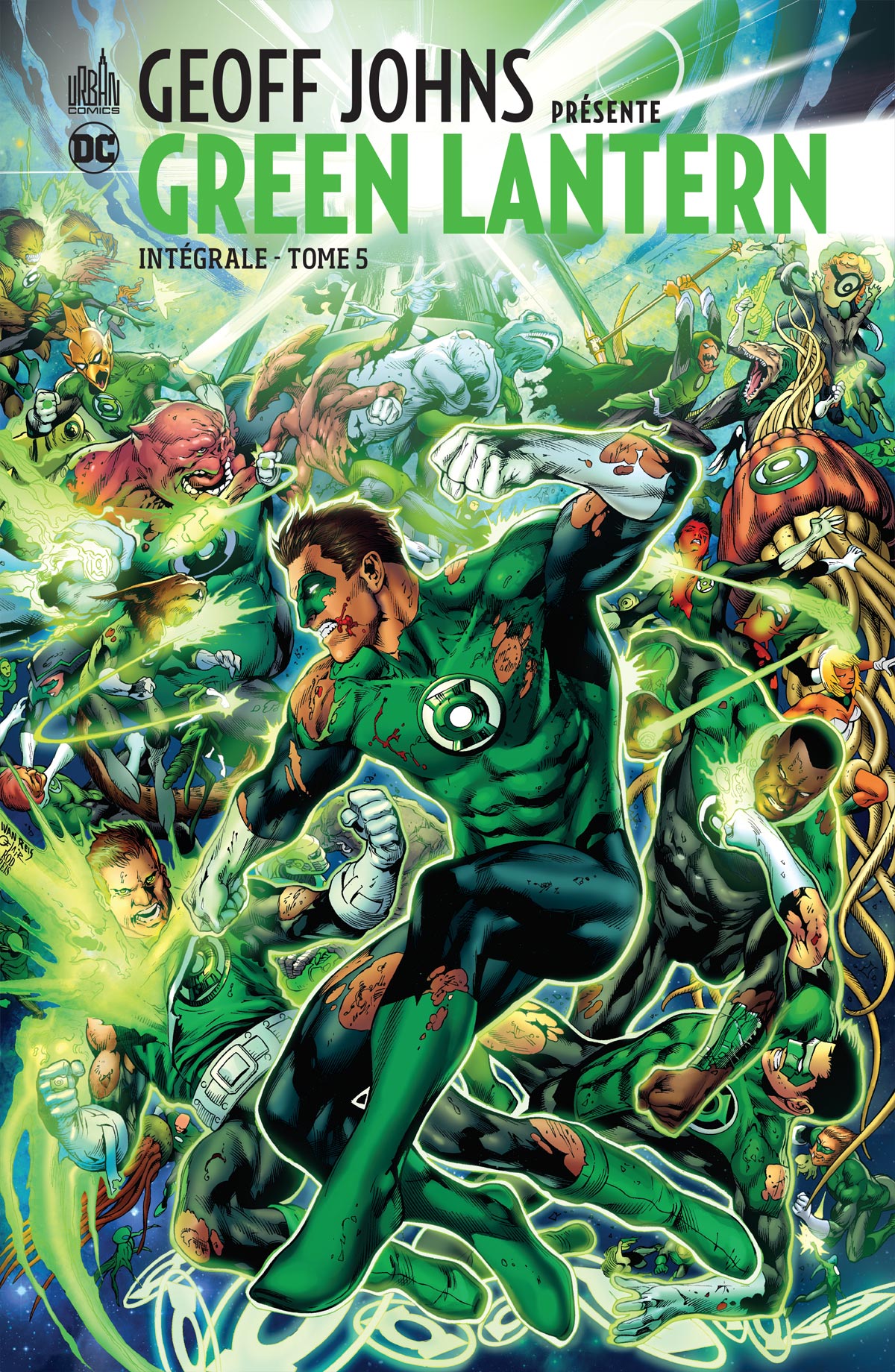 Geoff John présente Green Lantern Intégrale – Tome 5 - couv