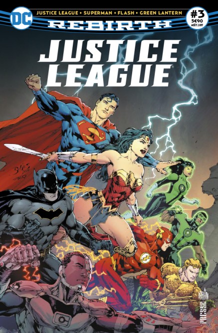 JUSTICE LEAGUE REBIRTH PRESS – Tome 3 – JUSTICE LEAGUE REBIRTH #3 - couv