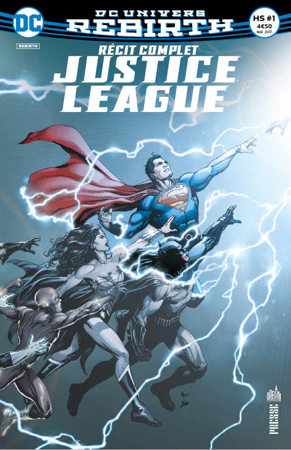 RECIT COMPLET JUSTICE LEAGUE HS : DC REBIRTH - couv