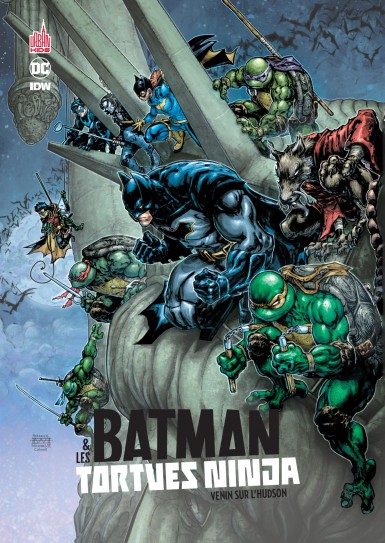 Couverture : Batman & les Tortues Ninja, tome 2 : Venin sur l'Hudson