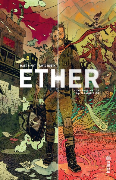 Couverture : Ether, tome 1 : L'assassinat de la flamme d'or
