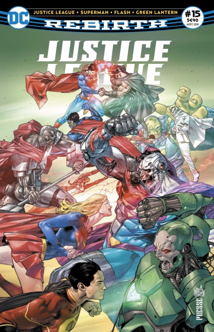 JUSTICE LEAGUE REBIRTH PRESS – Tome 15 – JUSTICE LEAGUE REBIRTH #15 - couv