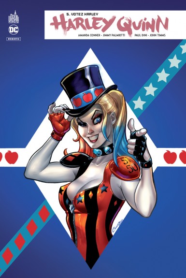 Couverture : Harley Quinn, tome 5 : Votez Harley
